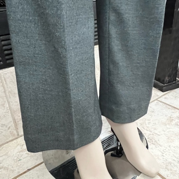 Elevenes for Anthropologie the Brighton, Grayish Green Boot Cut Pants. - Picture 8 of 15